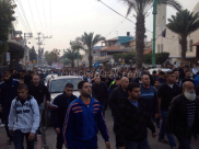  بالصور: مجموعة من لاعبي يافا يشاركون في تشييع جثمان اللاعب القسماوي صهيب فريج